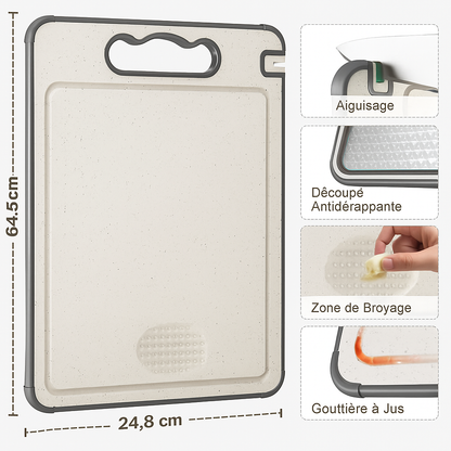 Plance à découper en inox